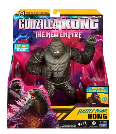 Figurina articulata cu sunete, Monsterverse, Kong, 18 cm