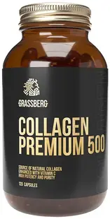 Collagen Premium 500, 120 capsule, Grassberg