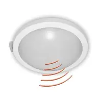 Aplice cu LED si senzor de prezenta Rotunda 15W lumina alba IP64