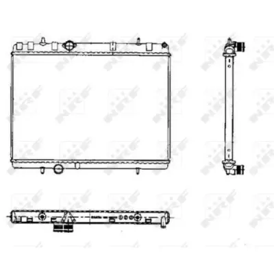 Radiator, racire motor NRF 50435