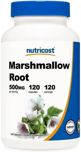 Marshmallow Root, 500 mg, 120 capsule, Nutricost