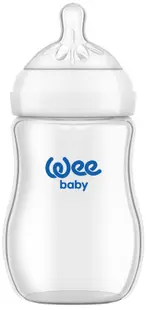 Sticlă pentru bebeluș Wee Baby - Natural, 250 ml
