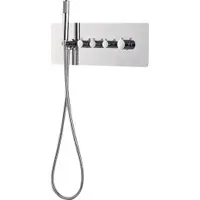 Baterie dus termostatica incastrata culoare crom Deante, Multibox