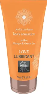 Lubrifiant intim comestibil, Shiatsu, Mango & Ceai Verde, 75 ml