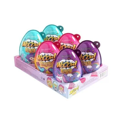 WOOOW EGG – Ou cu Surprize pentru Băieți, 40g | Ciocolată și Jucărie într-un Singur Cadou Engros