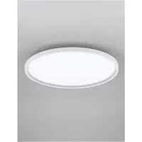 Plafoniera CHET Nisipiu Alb Aluminiu & Acrylic LED 49W 220-240V 3136Lm 2700K-5000K IP20 Dimabil cu remote control