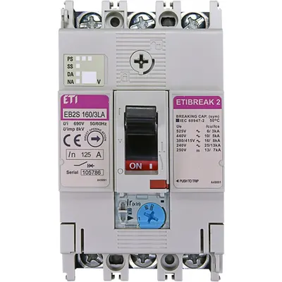 Eb2s 160/3la 125a 3p