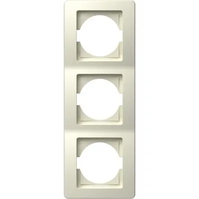 Ekonomik Rama 3P IP20 Crem, TEM Modul TEM-OE31IW-U