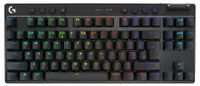Tastatură mecanică Logitech - G Pro X TKL, fără fir, GX, negru