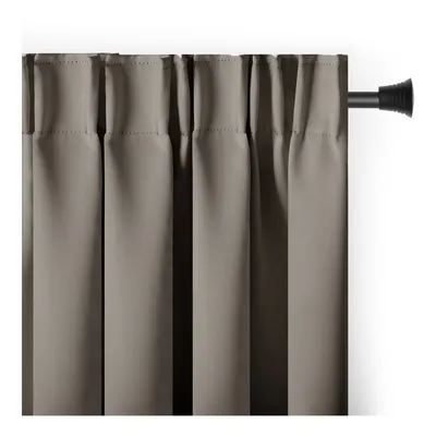Draperie grej dimout (semi-opacă) 140x245 cm Kierra – Restilo