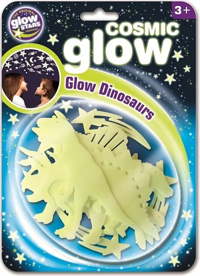 Stickere fosforescente Brainstorm Cosmic Glow - Dinozauri, 12 bucati