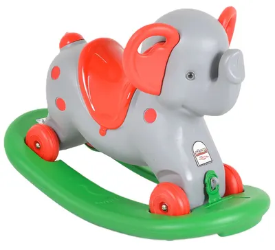Jucărie din lemn pentru balansare Pilsan -Elefant, gri