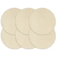 Gossi naproane, 6 buc., natural, 38 cm, bumbac, rotund