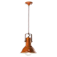 Sospensione D.23 / Pendant D.23 Retro Industrial Finish Vio - Vintage Arancio C1691