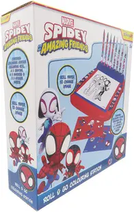 Stație de colorat CYP Brands - Spidey, cu rolă
