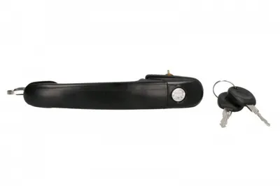 Maner usa fata stanga dreapta exterior, cu chei, cu incuietoare, negru FORD GALAXY; SEAT ALHAMBRA, CORDOBA, CORDOBA VARIO, IBIZA II; VW CADDY II, POLO, SHARAN intre 1993-2010