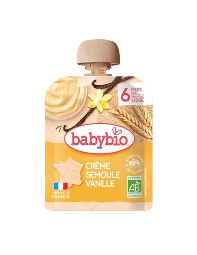Crema de gris si vanilie Bio, 85g, BabyBio
