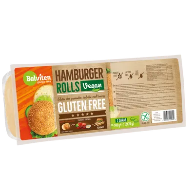 Chifle hamburger fara gluten, 2 x 70g, Balviten