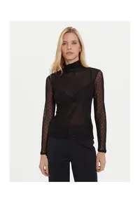 Bluza dama 252-TMESH - negru