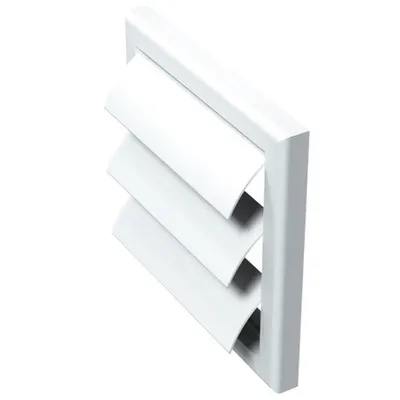 Grila cu jaluzele gravitationale 154x154mm