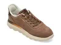 Pantofi sport GEOX gri, D657MA, din piele intoarsa