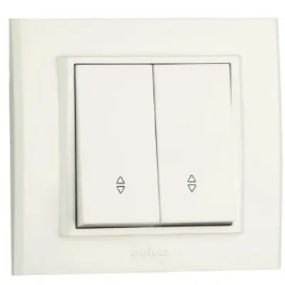 Comutator Cap Scara ST Grano Nat Ovivo OV00007, 16A, 250V, IP20, alb