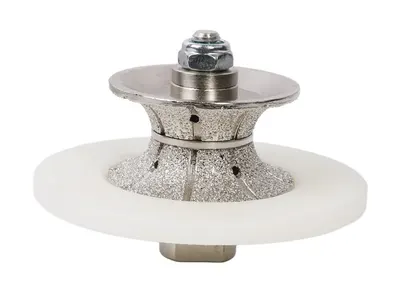 Freza diamantata pentru profilare Profil Bullnose, V-30mm, ∅115xM14 - BIHUI-DCPV30