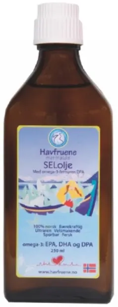 Ulei de focă Omega-3, 250 ml, Havfruene Mermaids
