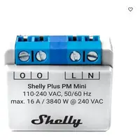 Contor de energie Shelly Plus PM mini, 16A 3800235265673
