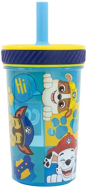 Cană cu un păi Stor Paw Patrol - Hi There, 370 ml
