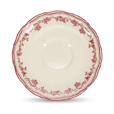 Farfurioară burgundy/fildeș ø 15,5 cm Cyril – S|P Collection