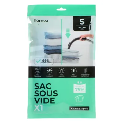 Sac de vidat Antibacterial – Homéa