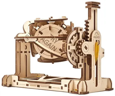 Puzzle 3D din lemn Ugears din 160 piese - Generator de numere