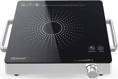 Plită ceramică Diplomat - CS-H2027T, 2000W, negru