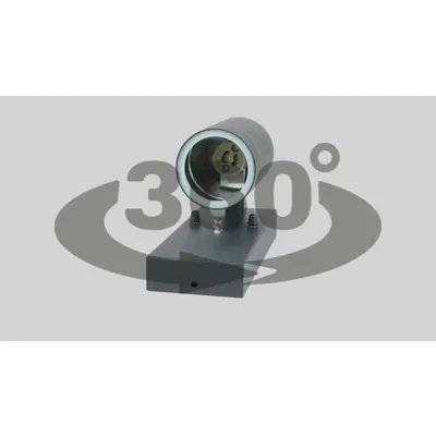 Corp ilum. spot pt.perete ext., senz.crepuscular, antracit 100-240VAC, 50Hz, 1xGU10, max.35W, 30lux, IP44