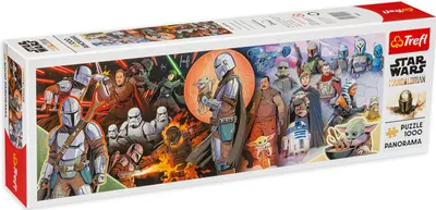Puzzle panoramic Trefl din 1000 de piese - Mandalorianul