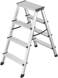 Scară dublă din aluminiu MMS - 2х4, până la 150 kg
