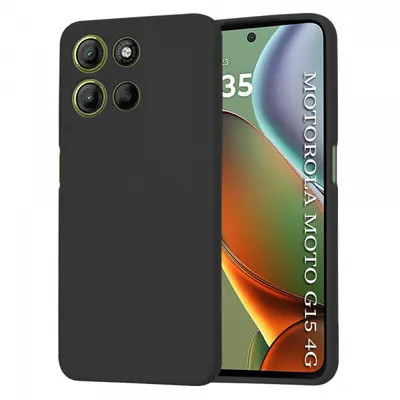 Husa pentru Motorola Moto G15 / G15 Power, Techsuit, SoftFlex, Neagra