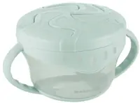 Bol pentru gustare KikkaBoo - Snack me up, 300 ml, verde