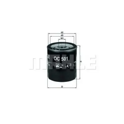 Filtru ulei MAHLE ORIGINAL OC 501