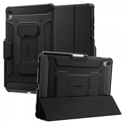 Husa pentru Samsung Galaxy Tab S11, Spigen, Rugged Armor Pro, Neagra ACS10149