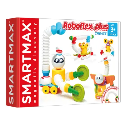 Joc magnetic, Smart Max, Roboti flexibili, 20 piese