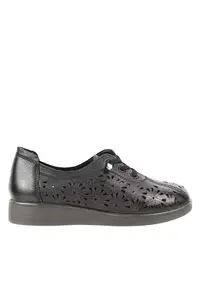 Pantofi casual - dama - GA 9067 negru - piele naturala - Negru