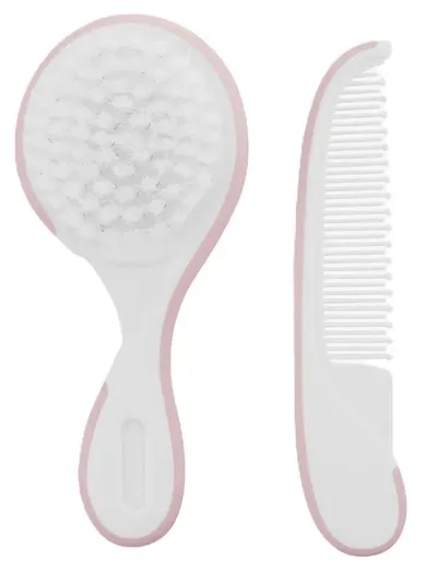 Set pieptene si perie de par KikkaBoo - Utility, Pink