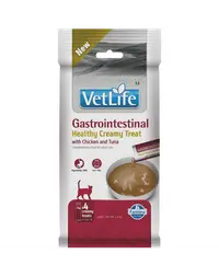 Cremă gastrointestinală pisici adulte FARMINA Vet Life 4x15 g cu pui și ton