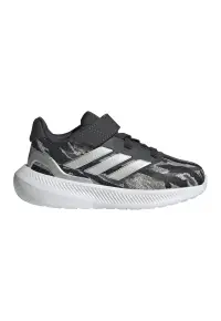 Pantofi Runfalcon 5 cu inchidere cu velcro - Negru/Gri