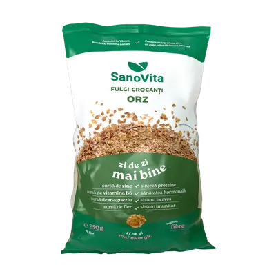 Fulgi de orz, 250g, SanoVita