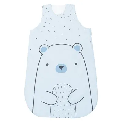Sac de dormit pentru bebelusi Kikka Bear With Me 90 cm 6-18 luni Albastru