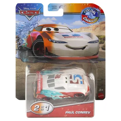 Masinuta Disney Cars, Color Changers, Paul Conrev, JHG28