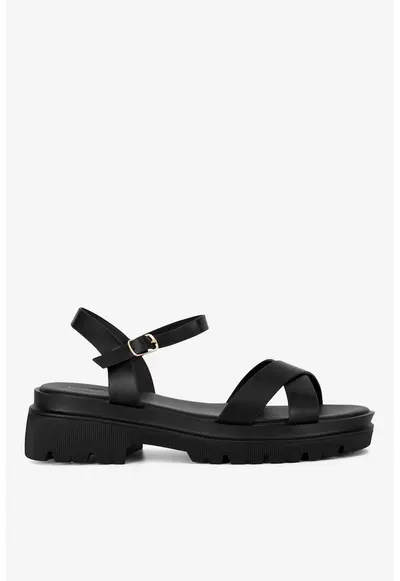 Sandale dama 5905588696834 - Sintetic - Negru - Negru